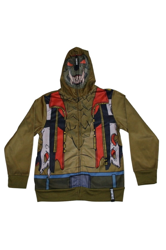 Cos Play Big Boy's Green Dire Wolf Jacket - M (10-12)