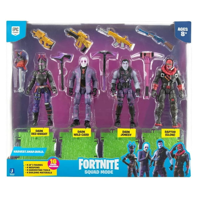 Fortnite Series 5 Set: Dark Red Knight, Dark Wild Card, Dark Jonesy ...