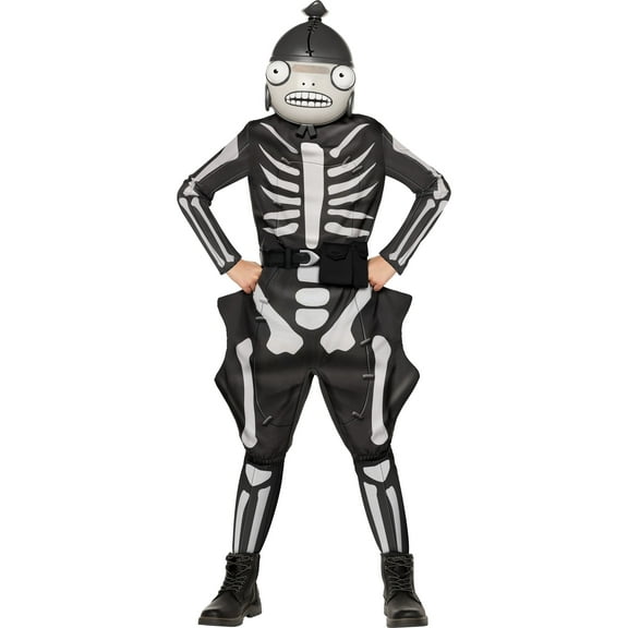 Fortnite Fishskull Halloween Costume for Boys, Size Medium 8-10, by InSpirit Designs