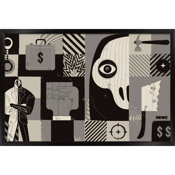 Fortnite - Henchman Wall Poster, 14.725" x 22.375", Framed