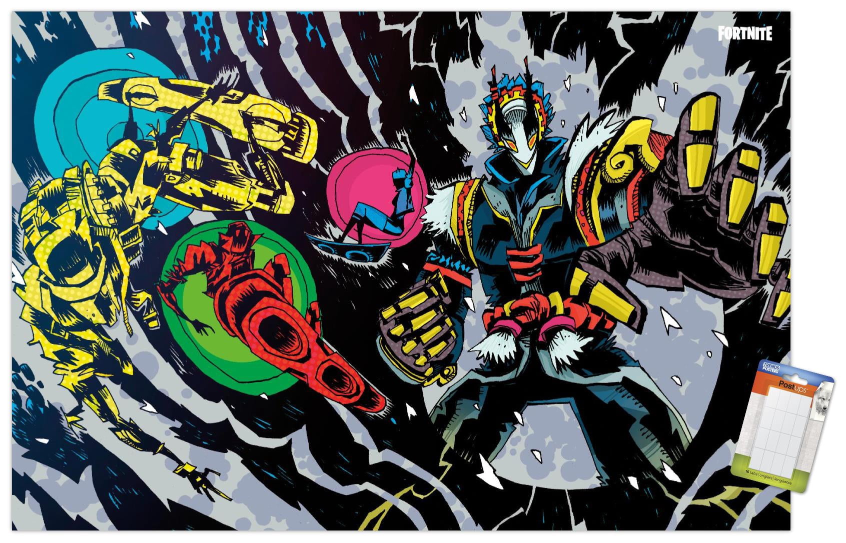 Fortnite - Jim Mahfood Reach Wall Poster, 14.725" x 22.375"