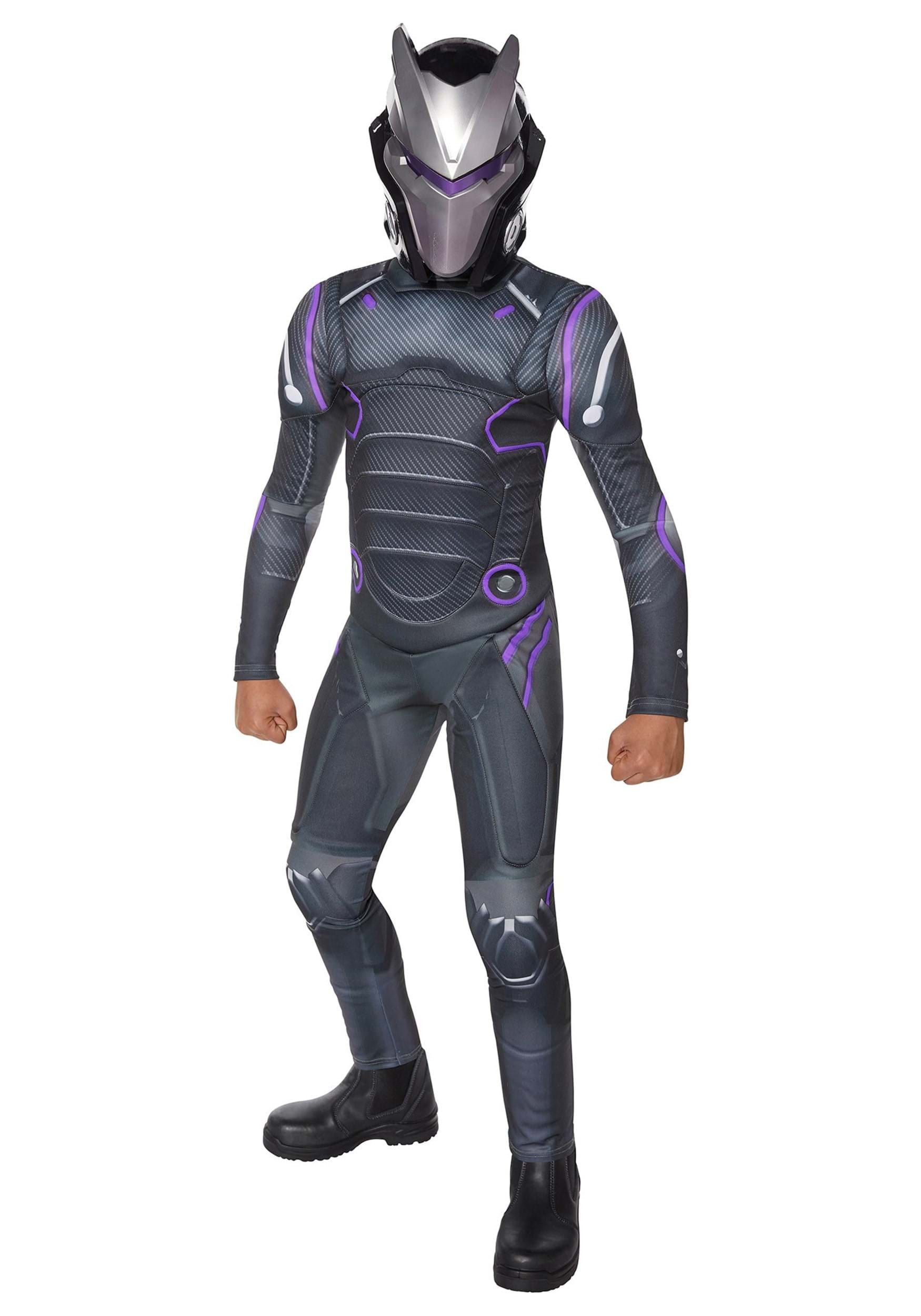 Fortnite Kid s Omega Purple Costume Walmart