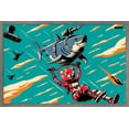 thumbnail image 1 of Fortnite - Lazershark Loading Screen Wall Poster, 14.725" x 22.375", Framed, 1 of 6