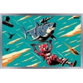 thumbnail image 1 of Fortnite - Lazershark Loading Screen Wall Poster, 22.375" x 34", Framed, 1 of 6