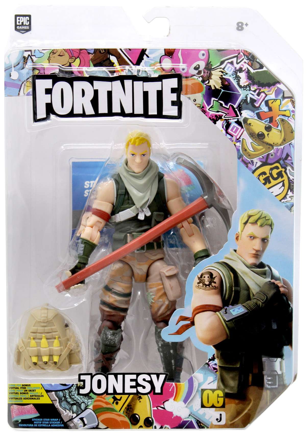 FORTNITE JONESY フィギュア legendary Fortnite Legendary Series Jonesy Action Figure [Includes Code for