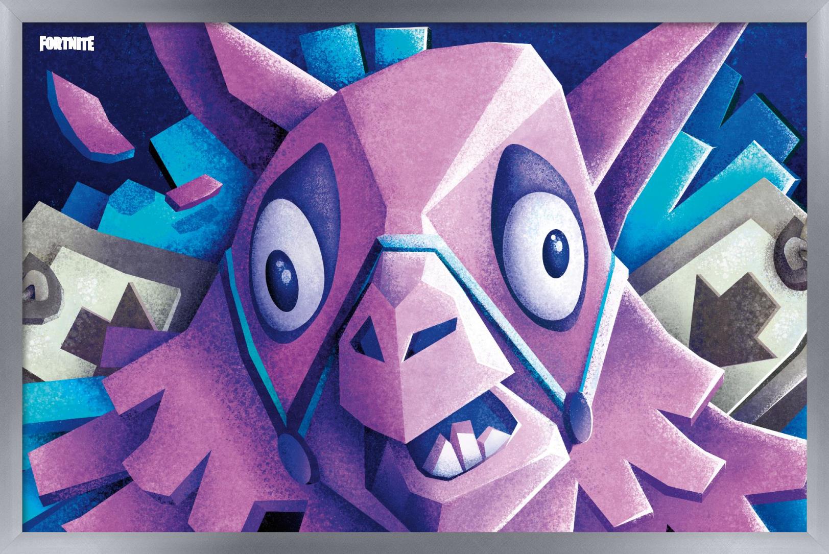 Fortnite - Llama Wall Poster, 14.725" x 22.375", Framed