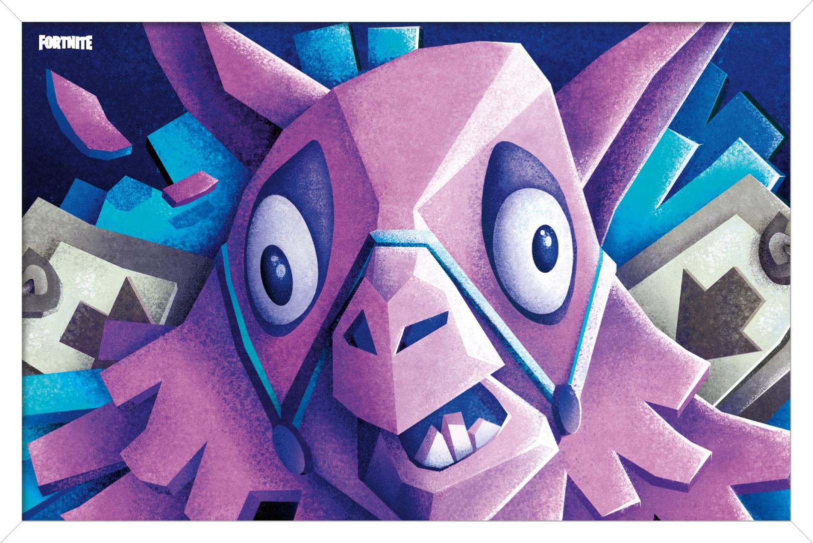 Fortnite - Llama Wall Poster, 14.725" x 22.375", Framed