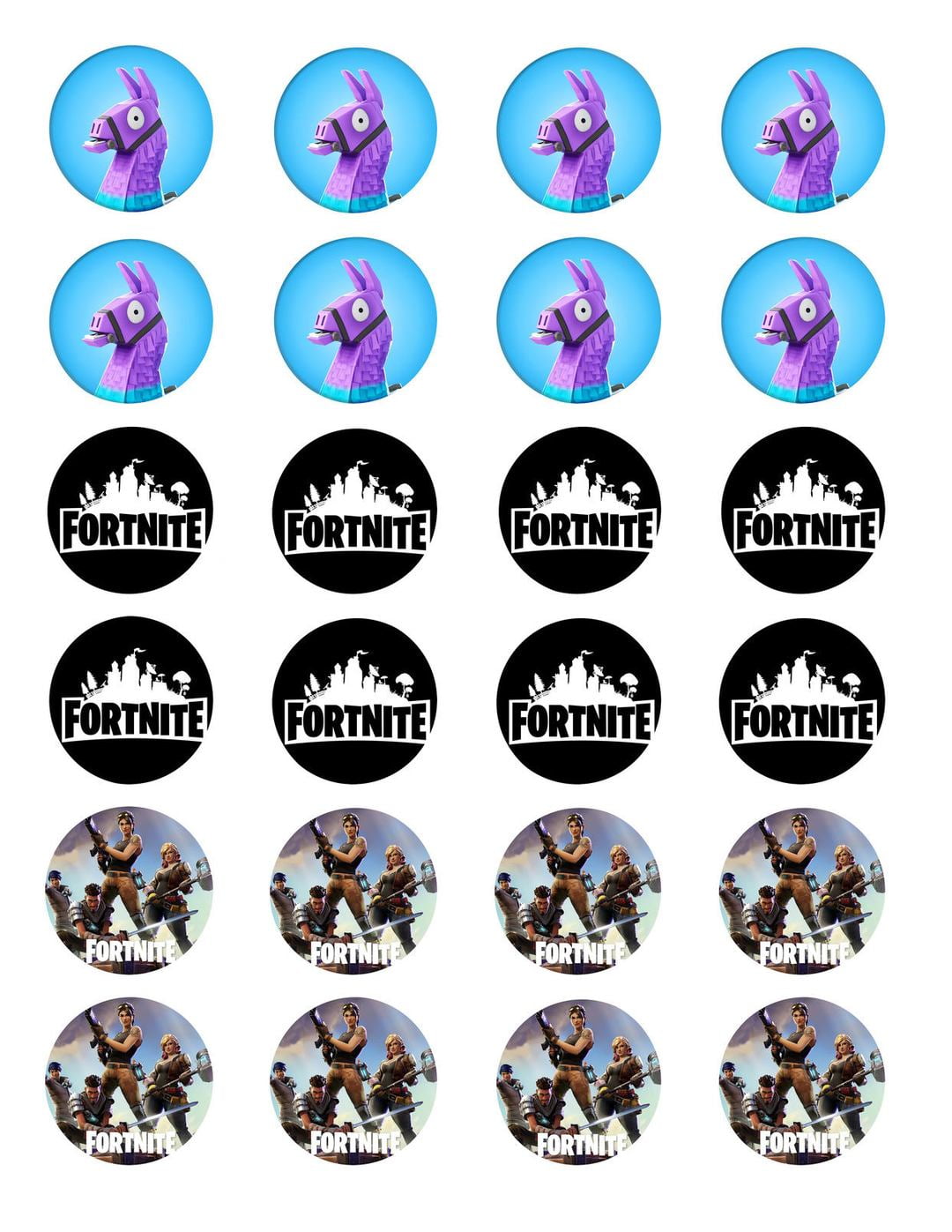 Buy Fortnite Logo Loot Llama Cupcake Toppers at Ubuy Brazil buy-fortnite-logo-loot-llama-cupcake-toppers-at-ubuy-brazil