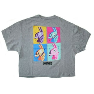 Fortnite Fortnite T Shirts in Fortnite Clothing Gray Walmart