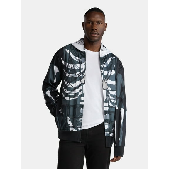 Fortnite, Men's & Big Men's Halloween Cosplay Hoodie, Skull Trooper, Sizes S-3XL