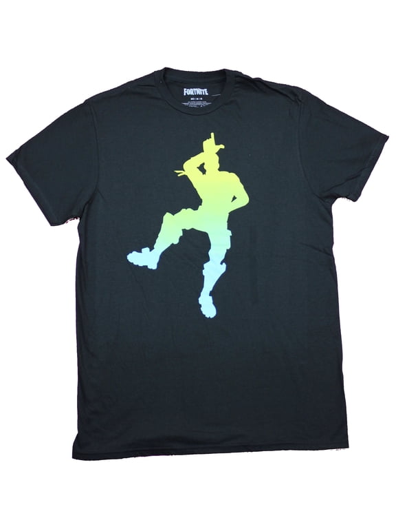 Mens T-Shirt - Loser Dance Neon Fade Silhouette (Medium)