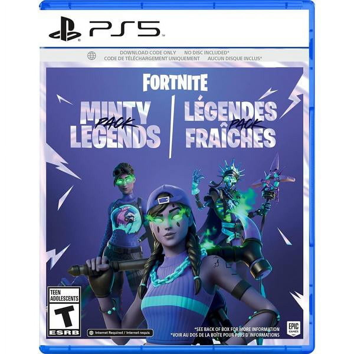 Achetez le pack Fortnite Minty Legends pour PS5 !