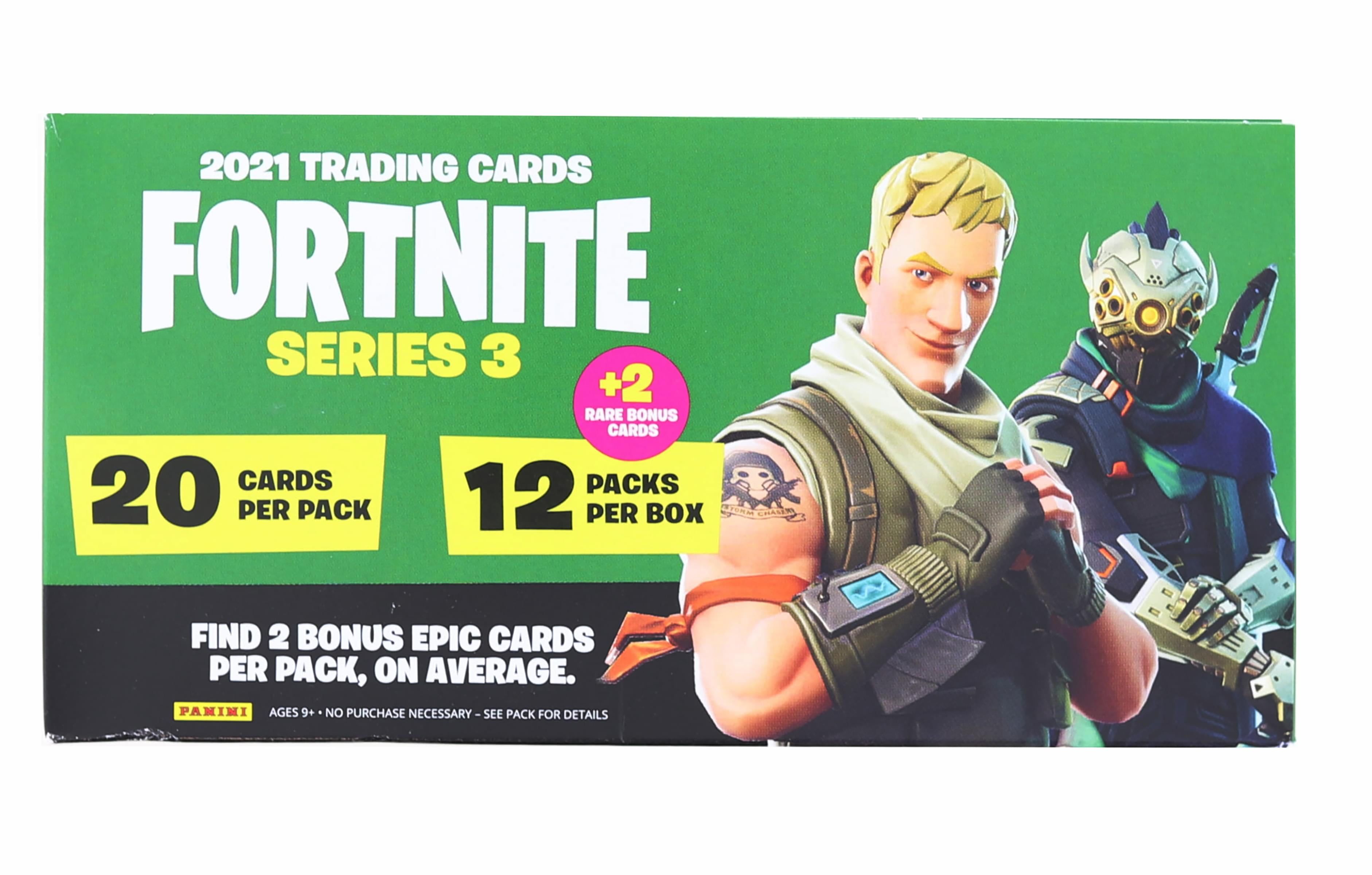 Panini Fortnite Series 3 Collectible Game Trading Card Value Box
