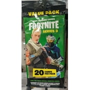 Fortnite Panini Series 3 Trading Card VALUE Cello Fat Pack