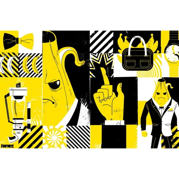 Fortnite - Peely Wall Poster, 22.375" x 34"