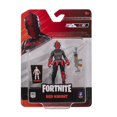 Fortnite Red Knight - Micro Legendary Series - 2.5 inch Figure with Burst Assault Rifle