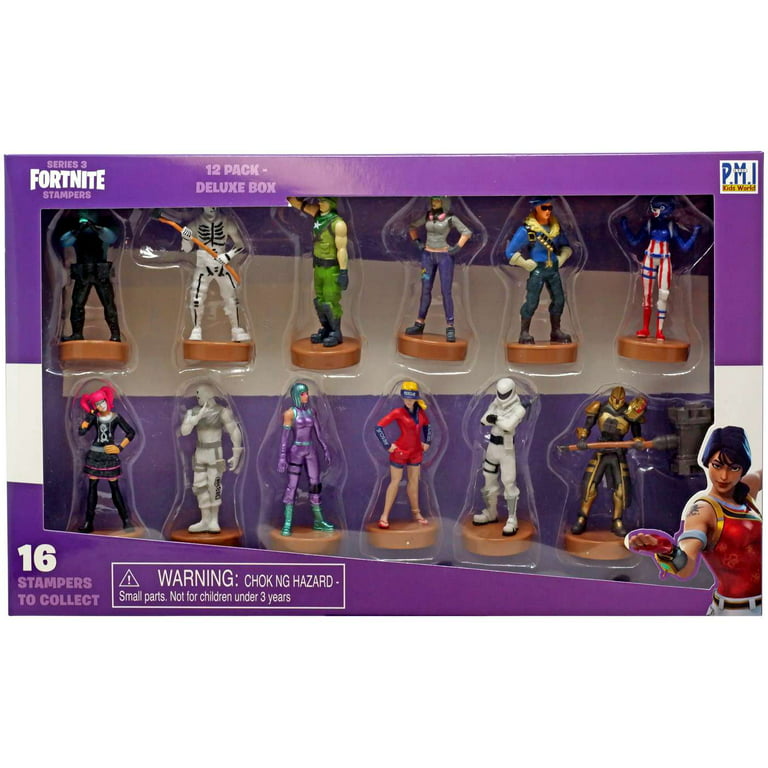 LOT 7 FIGURINES FORTNITE jouet Figure STAMPERS TAMPON COLLECTION