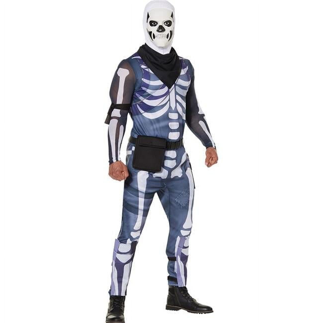 Fortnite Skull Trooper Adult Costume, Small