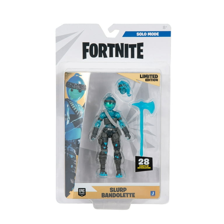  Fortnite Solo Mode 4-inch Sludge Figure & Shark Upgrade Set:  Articulated, Collectible Accessories : Toys & Games