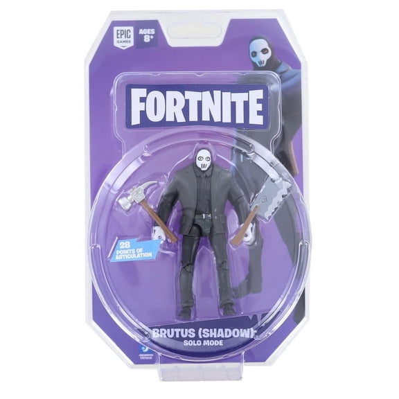 Fortnite Solo Mode 4 Inch Action Figure | Brutus (Shadow)