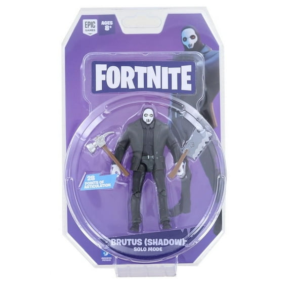 Fortnite Solo Mode 4 Inch Action Figure | Brutus (Shadow)
