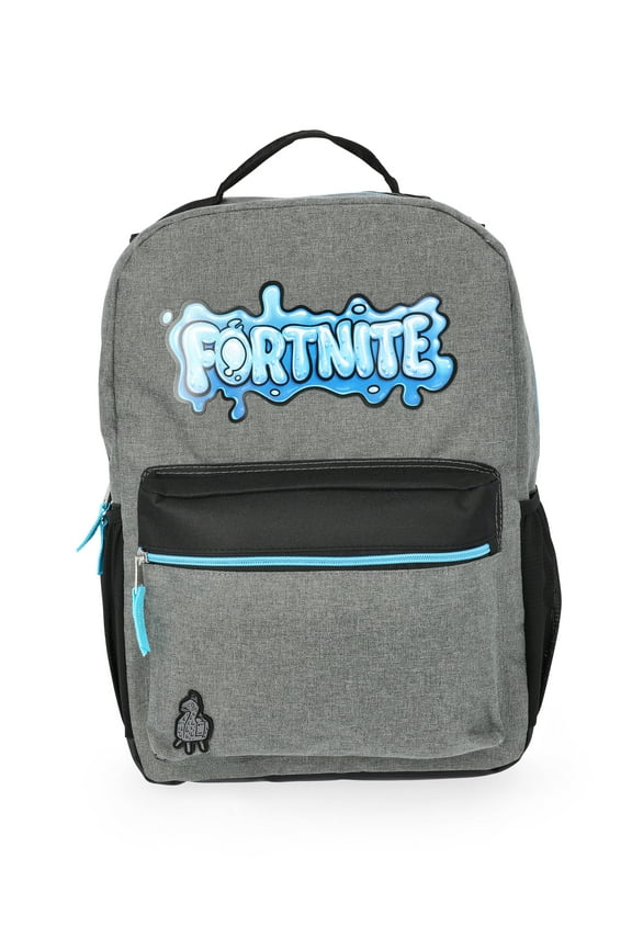 Splat Logo Boys 17" Backpack, Heather Gray