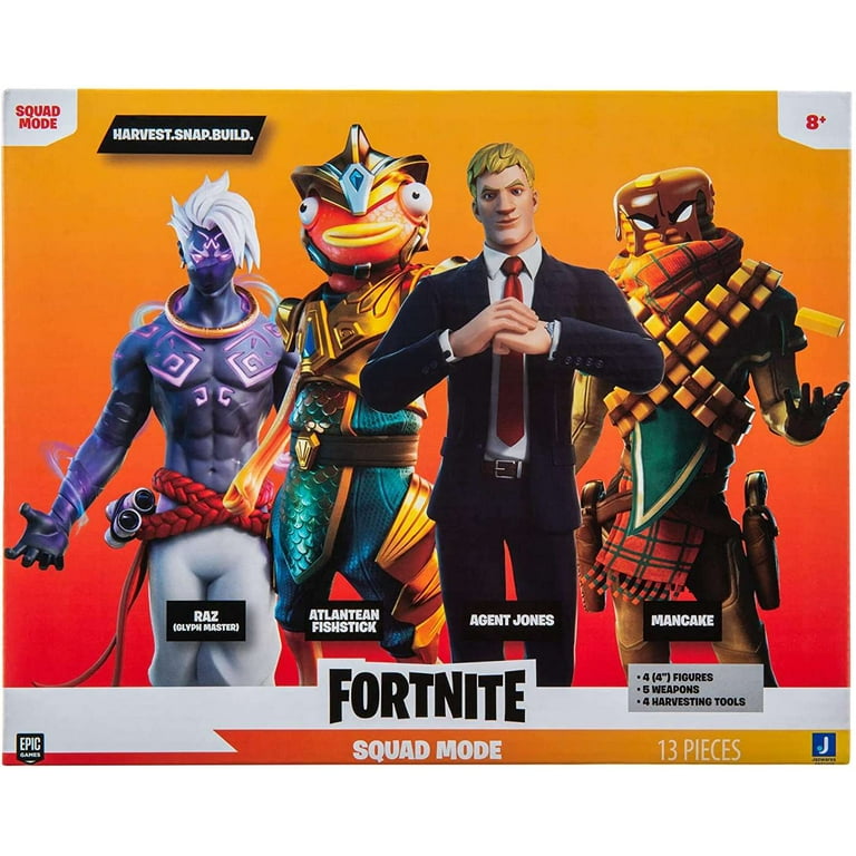 Fortnite Squad Mode Raz Atlantean Fishstick Agent Jones
