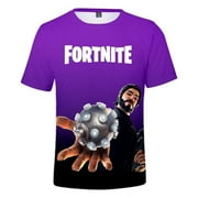 AESTHETIC COSPLAY Fortnite Tshirt - 3D Print Design - Quick Dry - Crew Neck T-Shirt