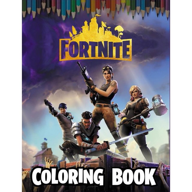 Fortnite Unofficial Coloring Book: Create, Explore, Color For Young ...