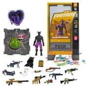 Fortnite Vending Machine, Featuring 4” Fallen Love Ranger Action Figure, Including 9 Weapons, 4 Back Blings, and 4 Building Material Pieces
