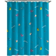 Fortnite Water Fun Kids 70"x72" Shower Curtain, 100% Microfiber, Blue