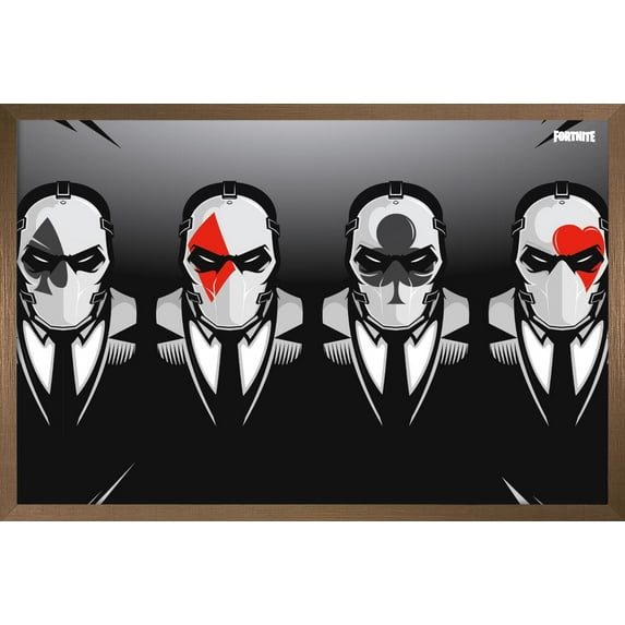 Fortnite - Wild Card Wall Poster, 14.725" x 22.375", Framed