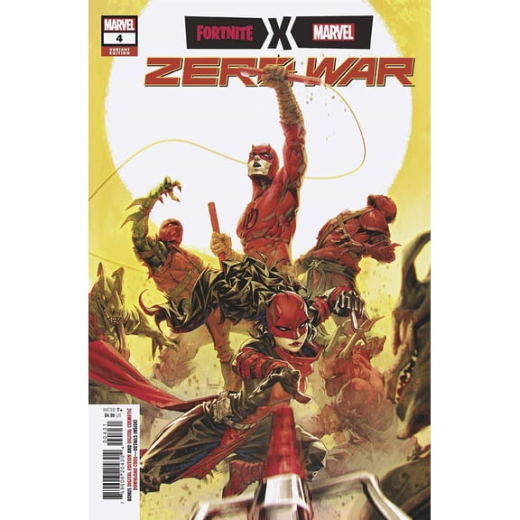 Fortnite X Marvel Zero War #4 (25 Copy Incv Ngu Var) Marvel Prh Comic Book 2022