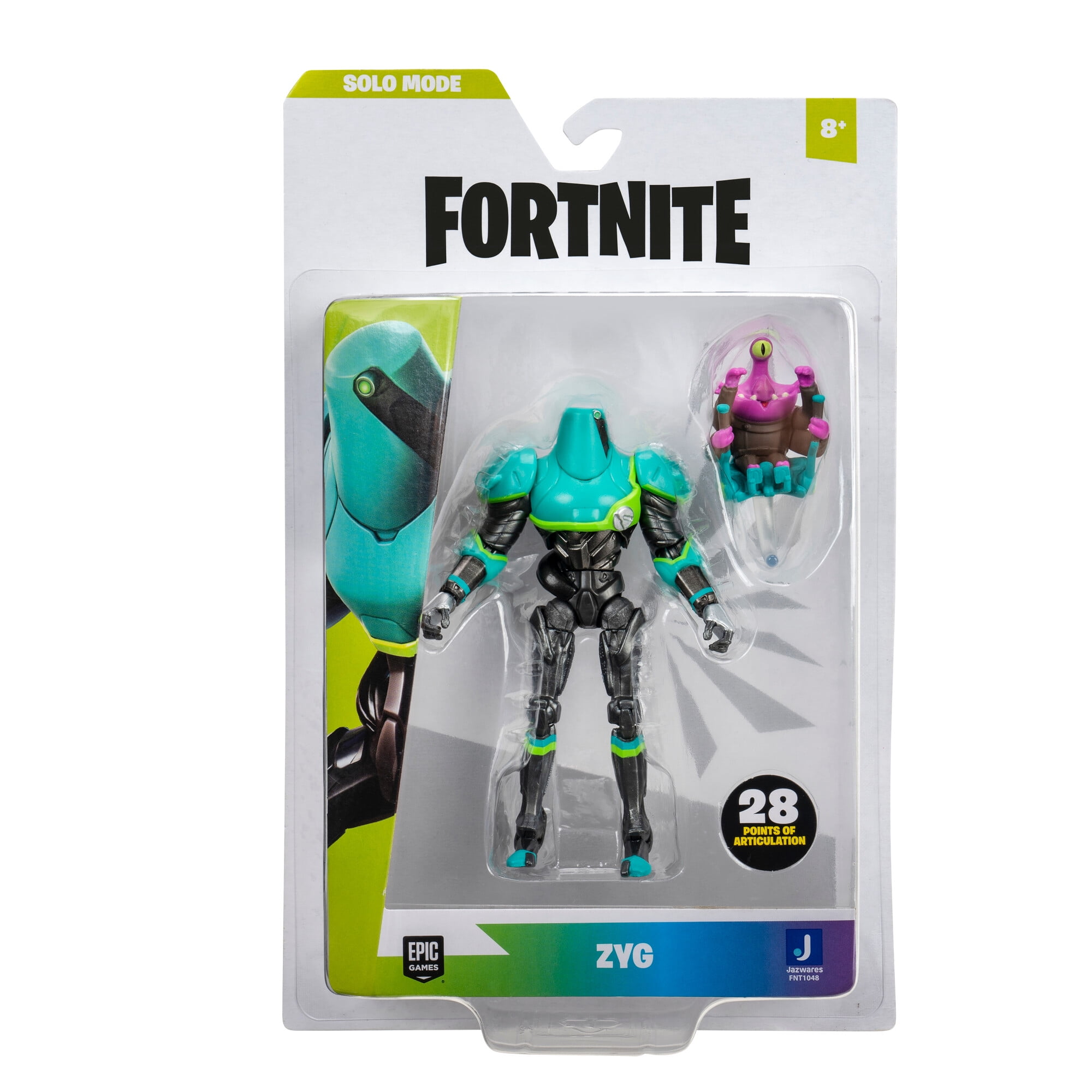 Fortnite Zyg Solo Mode 4 inch Articulated Figure with Choppy