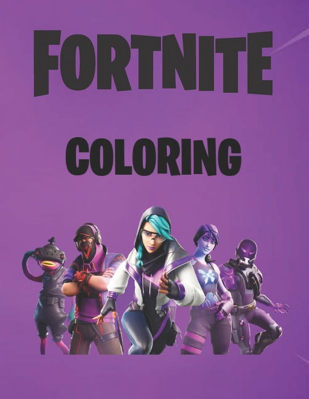 Fortnite coloring : 100 coloring pages for kids and adults - Amazing ...