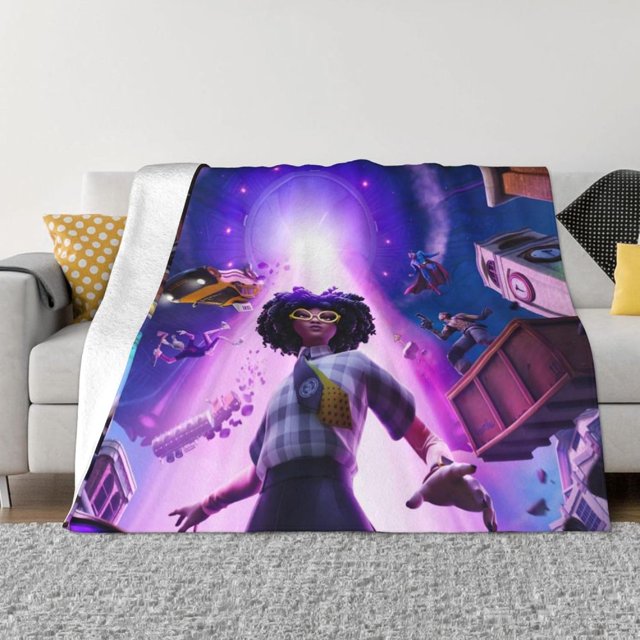 FortniteThrow Blanket Anime Throws Flannel Ultra Soft Lightweight