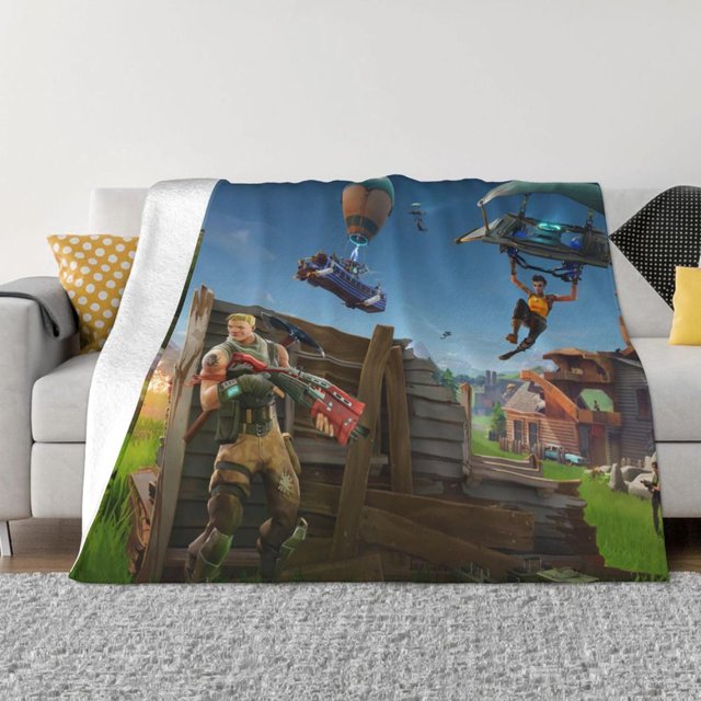 FortniteThrow Blanket Anime Throws Flannel Ultra Soft Lightweight