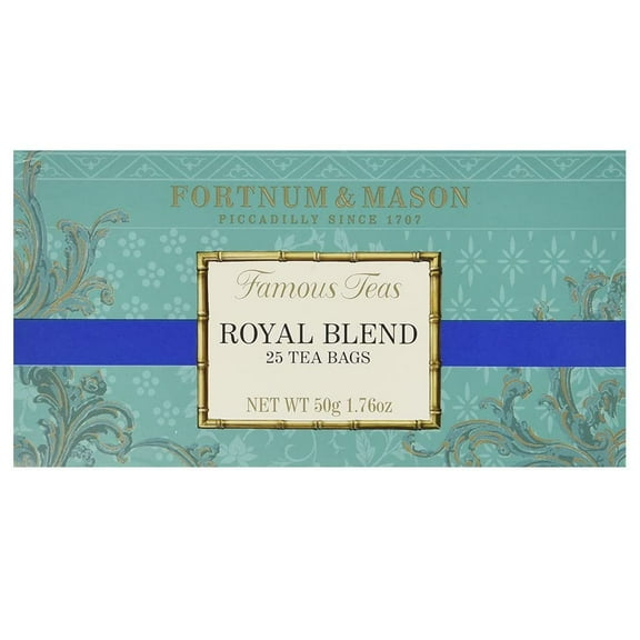 Fortnum and Mason British Tea. Royal Blend 25 Count Tea Bags (1 Pack) USA