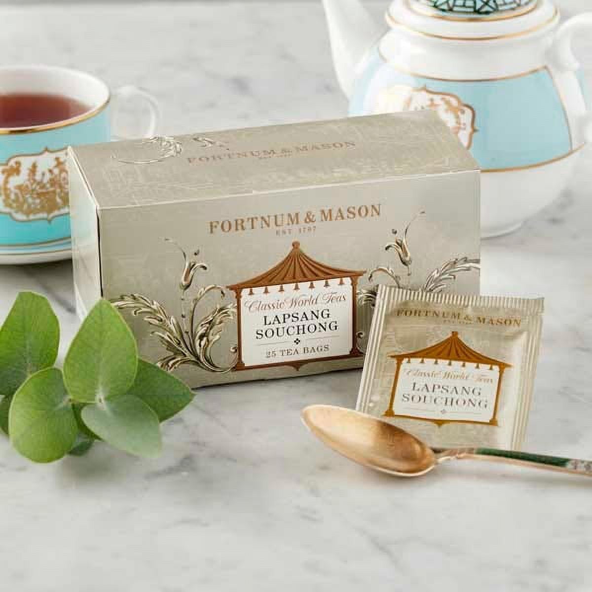 Fortnum and Mason Lapsang Souchong, 25 Count Tea Bags 50g
