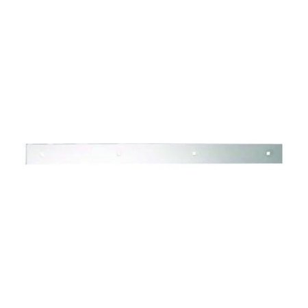 Fortpro 2" X 24" Mud Flap Chrome Top Plate With Bolt Thru Studs | F247597