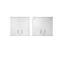 thumbnail image 1 of Manhattan Comfort Fortress Metal Floating Garage Cabinets in White (Set of 2), 1 of 7