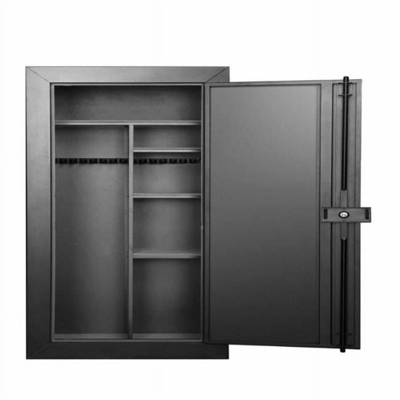 Fortress 30 Gun Modular Cabinet Holds 24-30 Long Guns with Key Lock ...