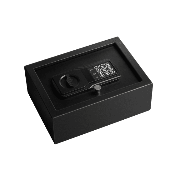 Fortress Small Drawer Safe Model 44E10 with Electronic Lock, Back Up Keys, 1 Each Safe, Condition New