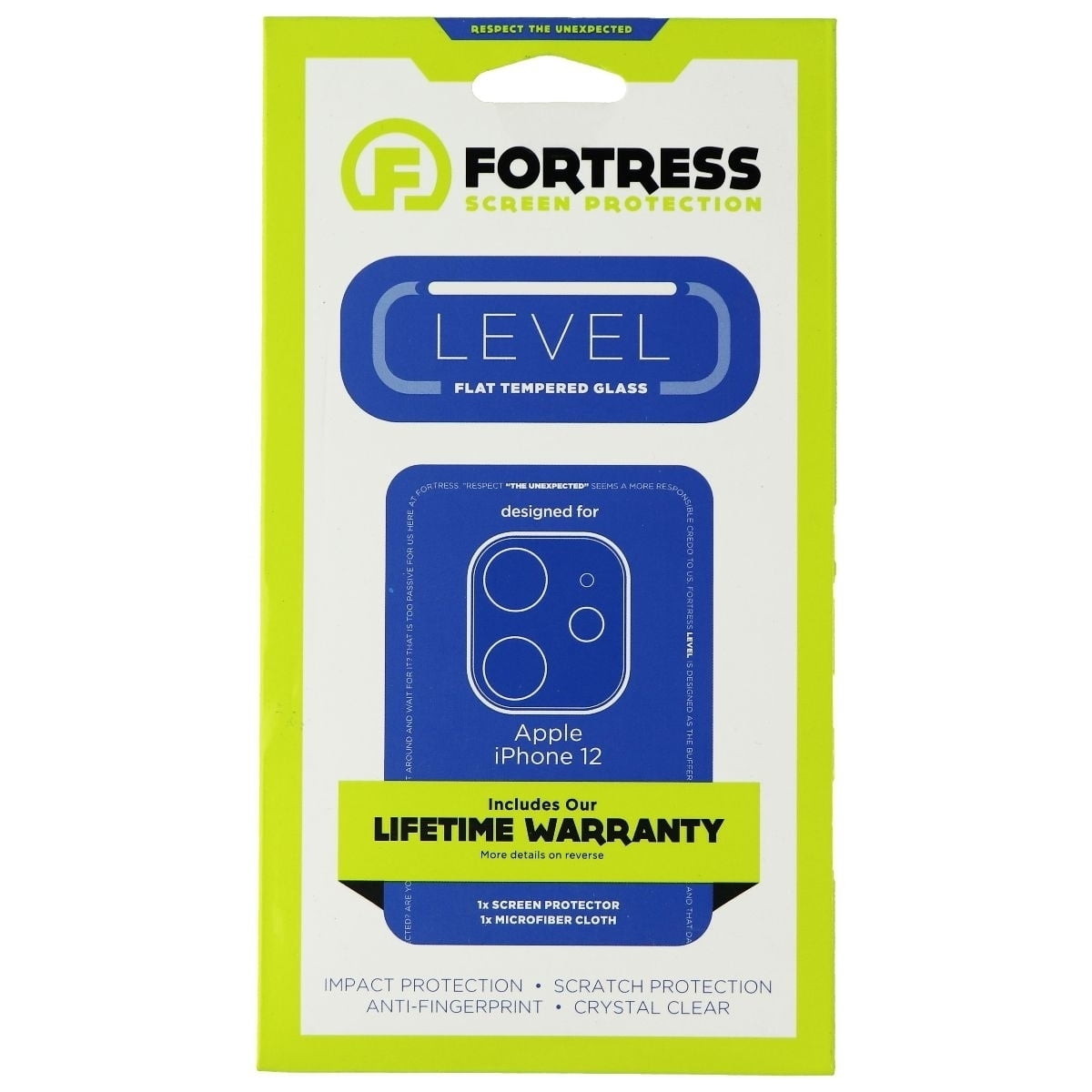 Fortress LEVEL Flat Tempered Glass Camera Lens Protector for iPhone 12 ...