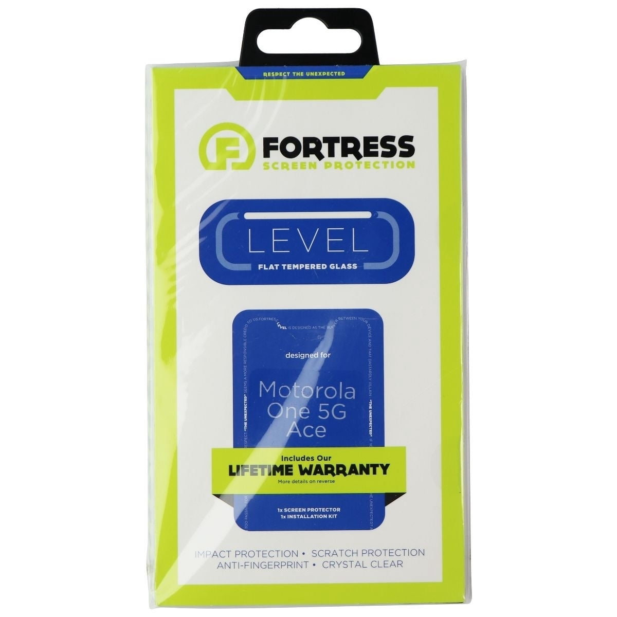 Fortress LEVEL Tempered Glass Screen Protector for Moto One 5G Ace ...