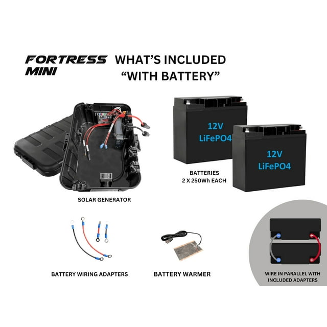 Fortress Mini: Waterproof Solar Generator for 24/7 Outdoor Applications