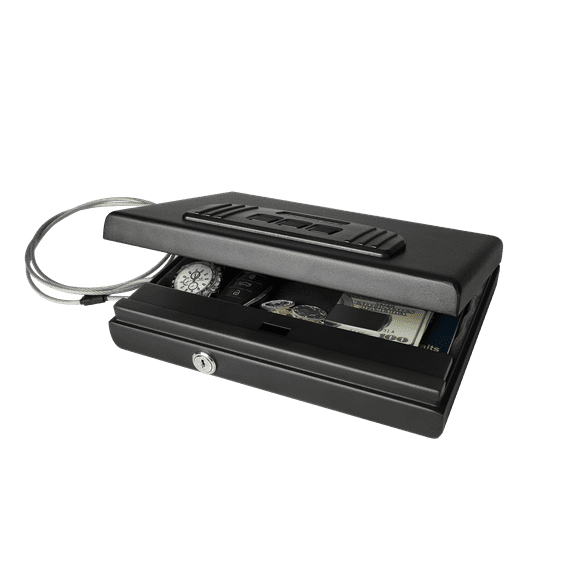 Fortress Portable Safes Model 11E20 with Electronic Lock and Steel Cable