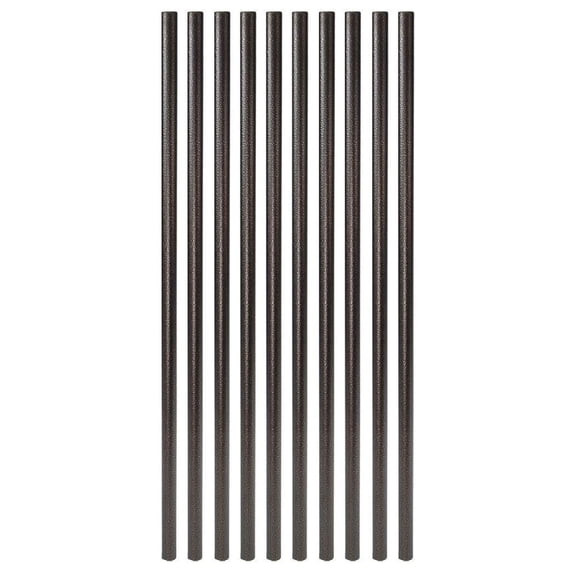 Fortress Railing Products 32 in. x 3/4 in. Antique Bronze Steel Round Deck Railing Baluster 10-Pack  Residential Use, Standard Application