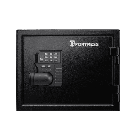 Fortress Small Personal Fire and Waterproof Safe Model 44EF10W Electronic Lock, 1 Shelf, New, 1 Each