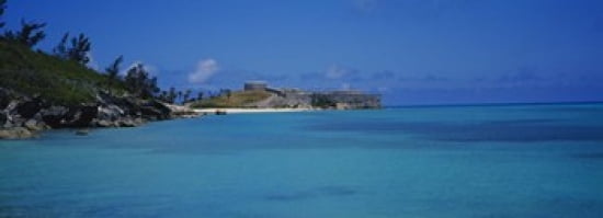 Fortress at the waterfront Fort St Catherine St George Bermuda Canvas Art - Panoramic Images (36 x 13)
